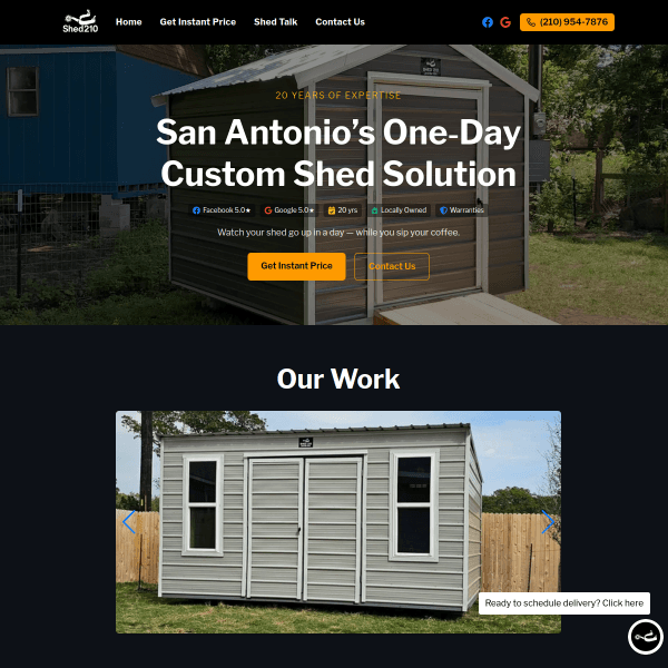 Screenshot of Shed210